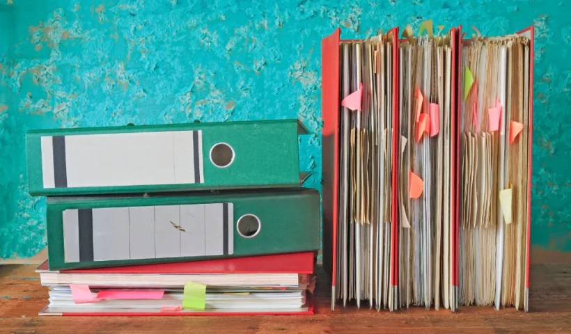 L-Shaped File Folder